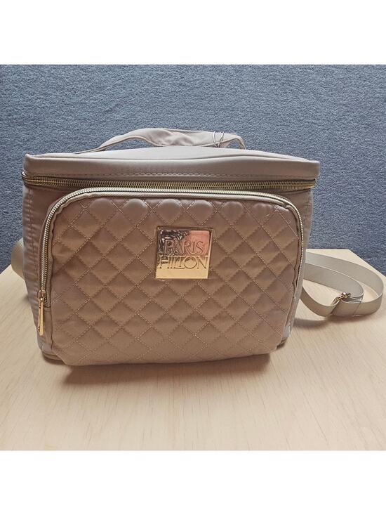 Paris Hilton Handbags - NWT Paris Hilton Quilted Travel Makeup Bag Multifunction Measurements in Photos